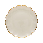 Francesca Scallop Glass Charger Plate