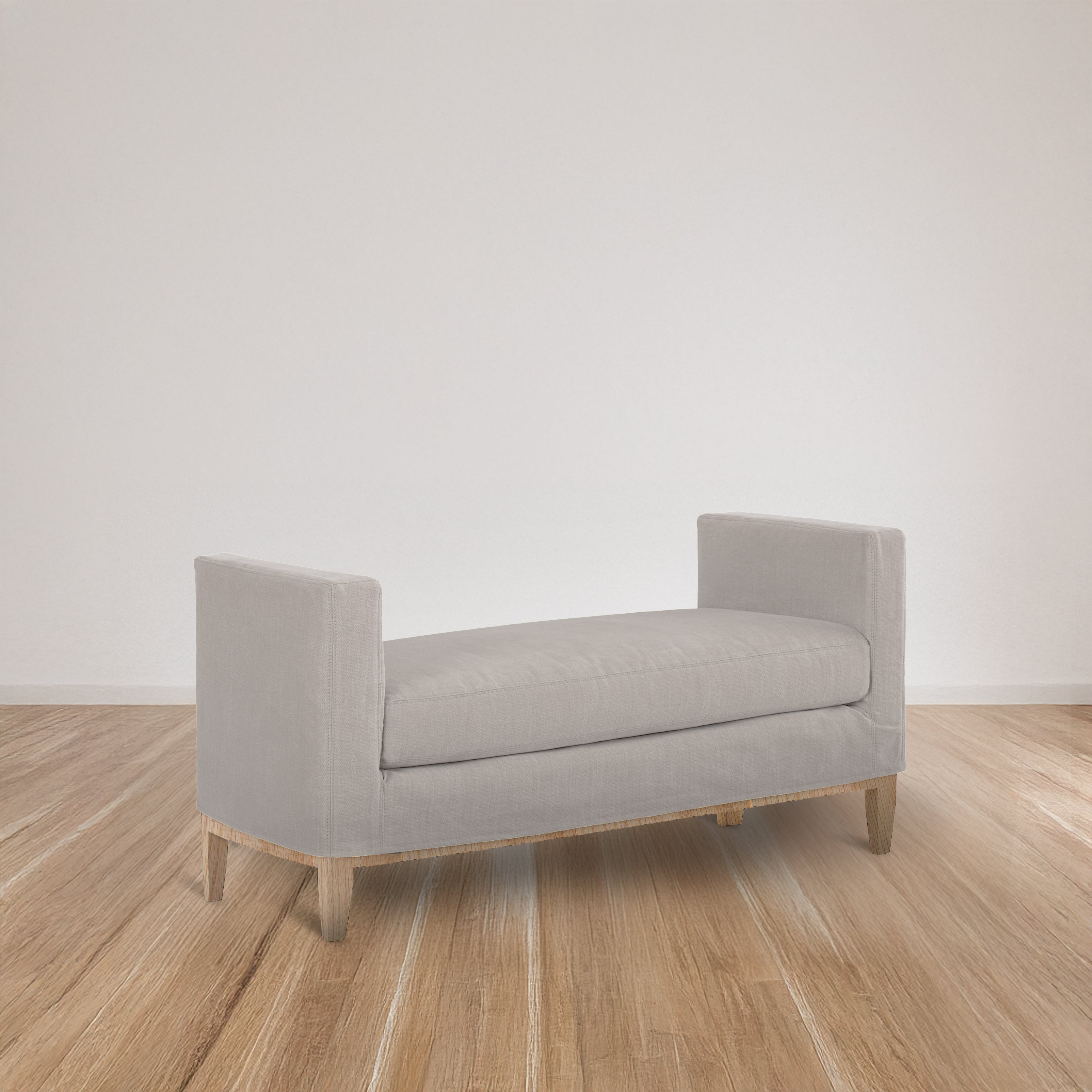 Alva Slipcovered Bench