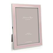 Light Pink & Silver Enamel Picture Frame Picture Frames Addison Ross