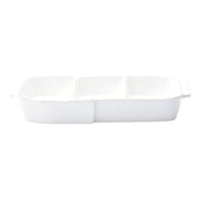 Lastra White Small Three-Part Server