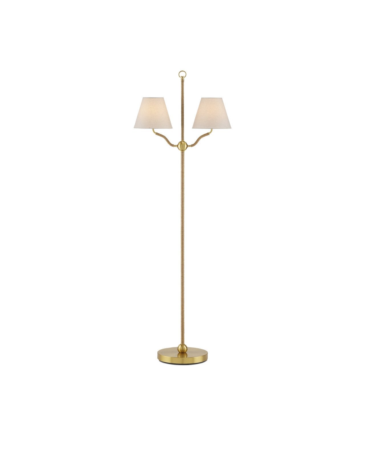 Sirocco Brass Floor Lamp