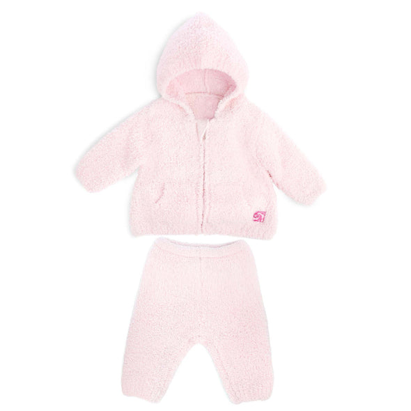 Pink Baby Hoodie & Pant Set