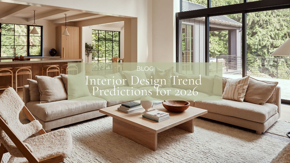 Interior Design Trend Predictions for 2026