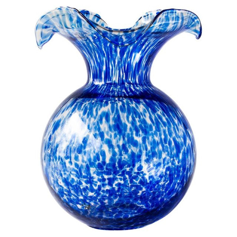 Hibiscus Glass Medium Fluted Vase