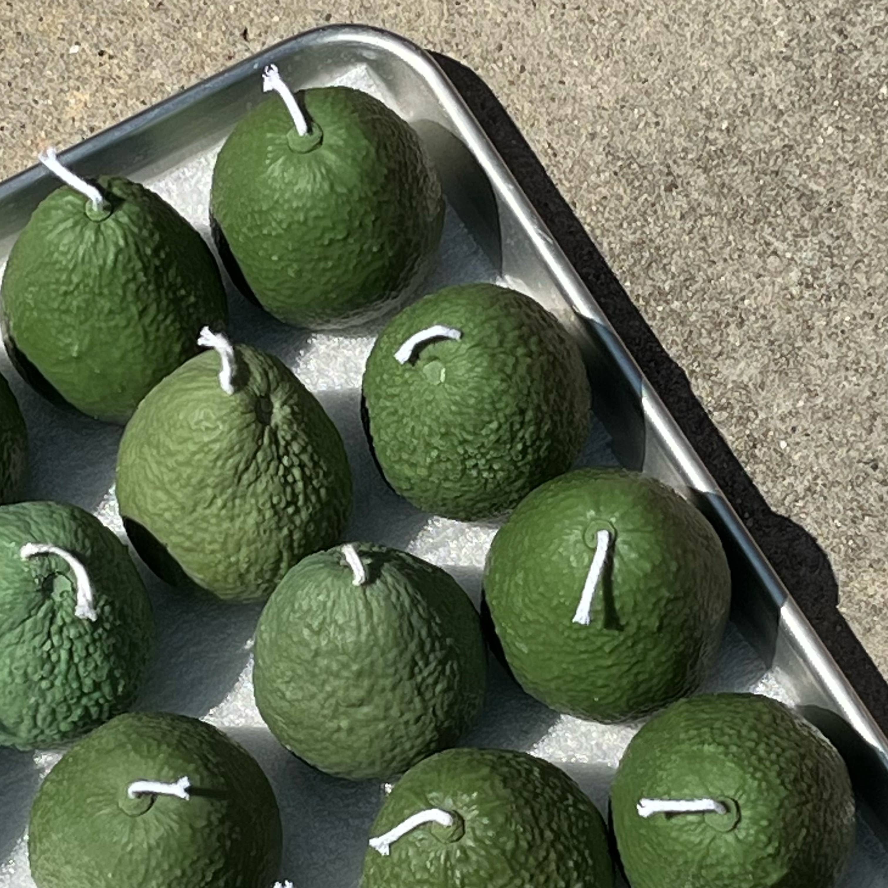 Large Avocado Candle