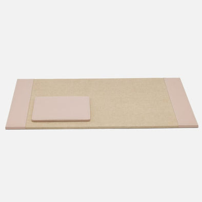 Asby Leather Desk Blotter & Square Mouse Pad