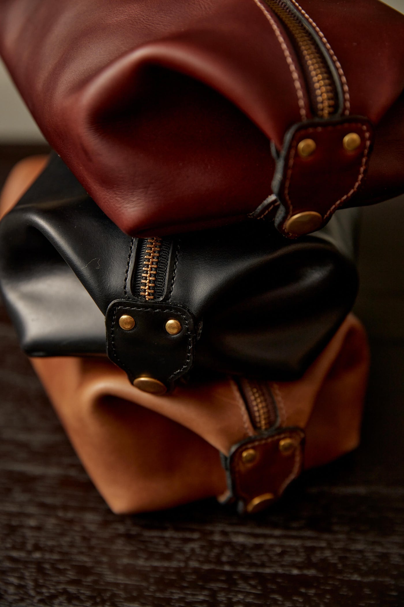 Handcrafted Leather Dopp Kit