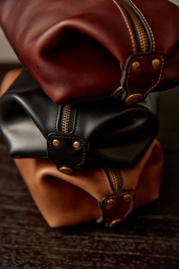 Handcrafted Leather Dopp Kit