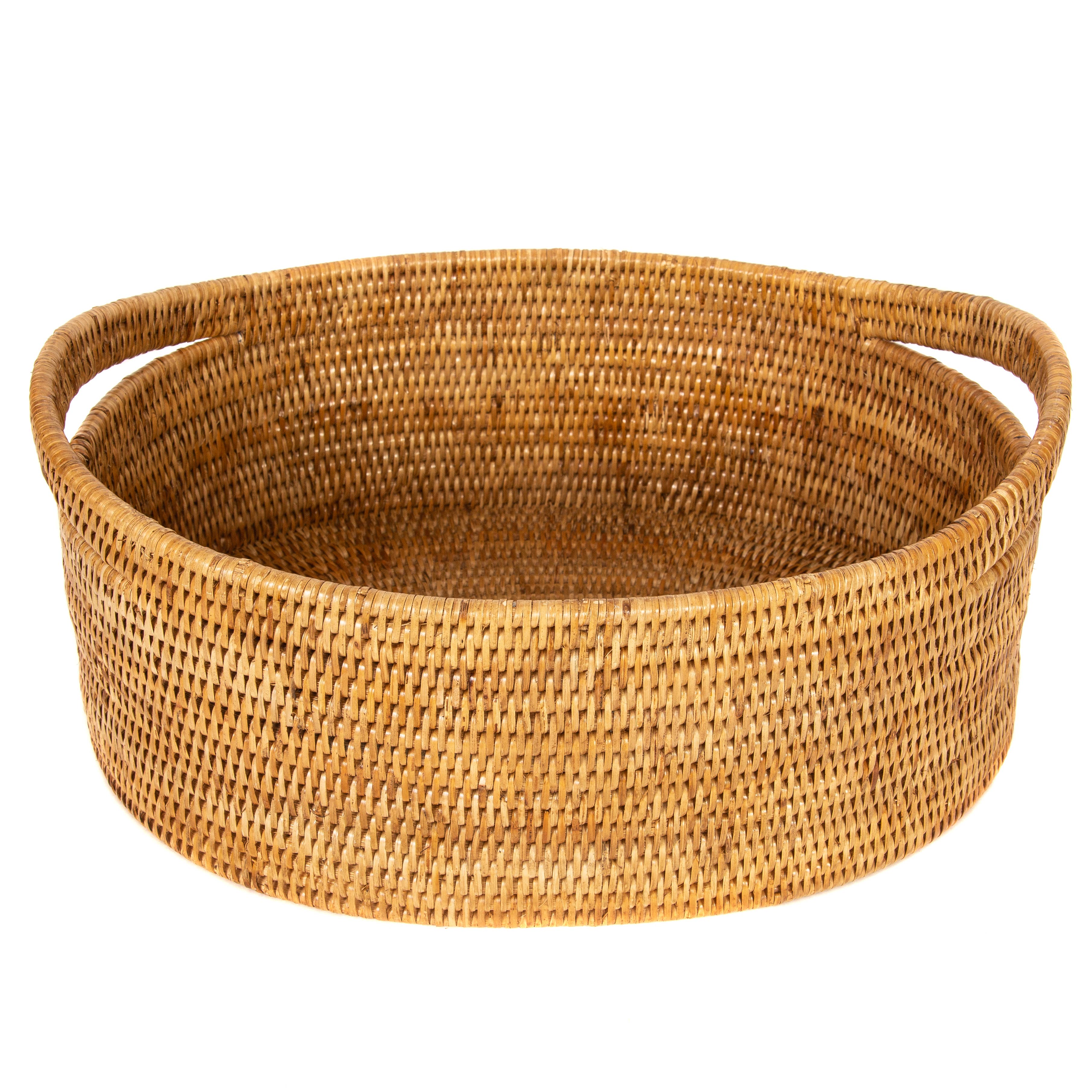 Artifacts Rattan™ Oval Basket: Honey Brown