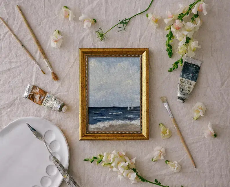 SAILBOATS #3 Art Print (framed)