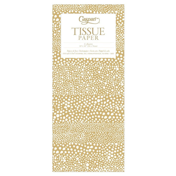 Pebble Tissue Paper in Gold