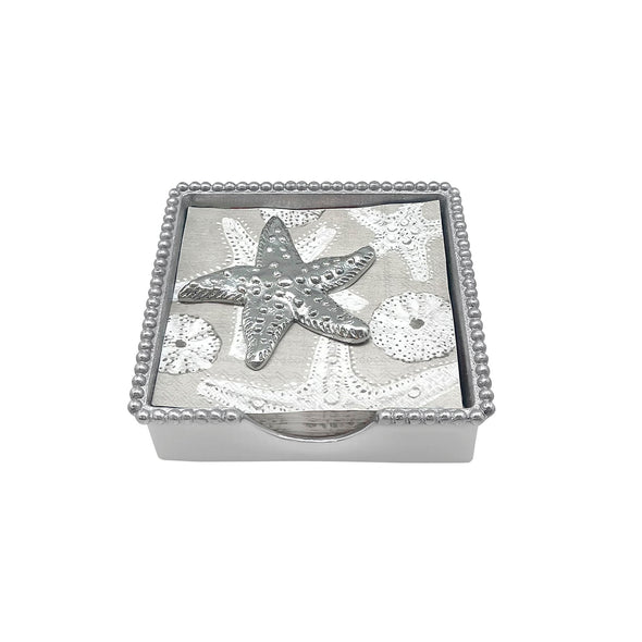Sea Star Beaded Napkin Box Set