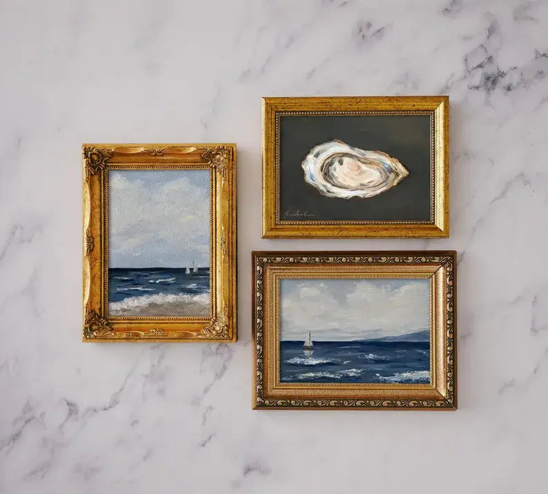 SAILBOATS #3 Art Print (framed)