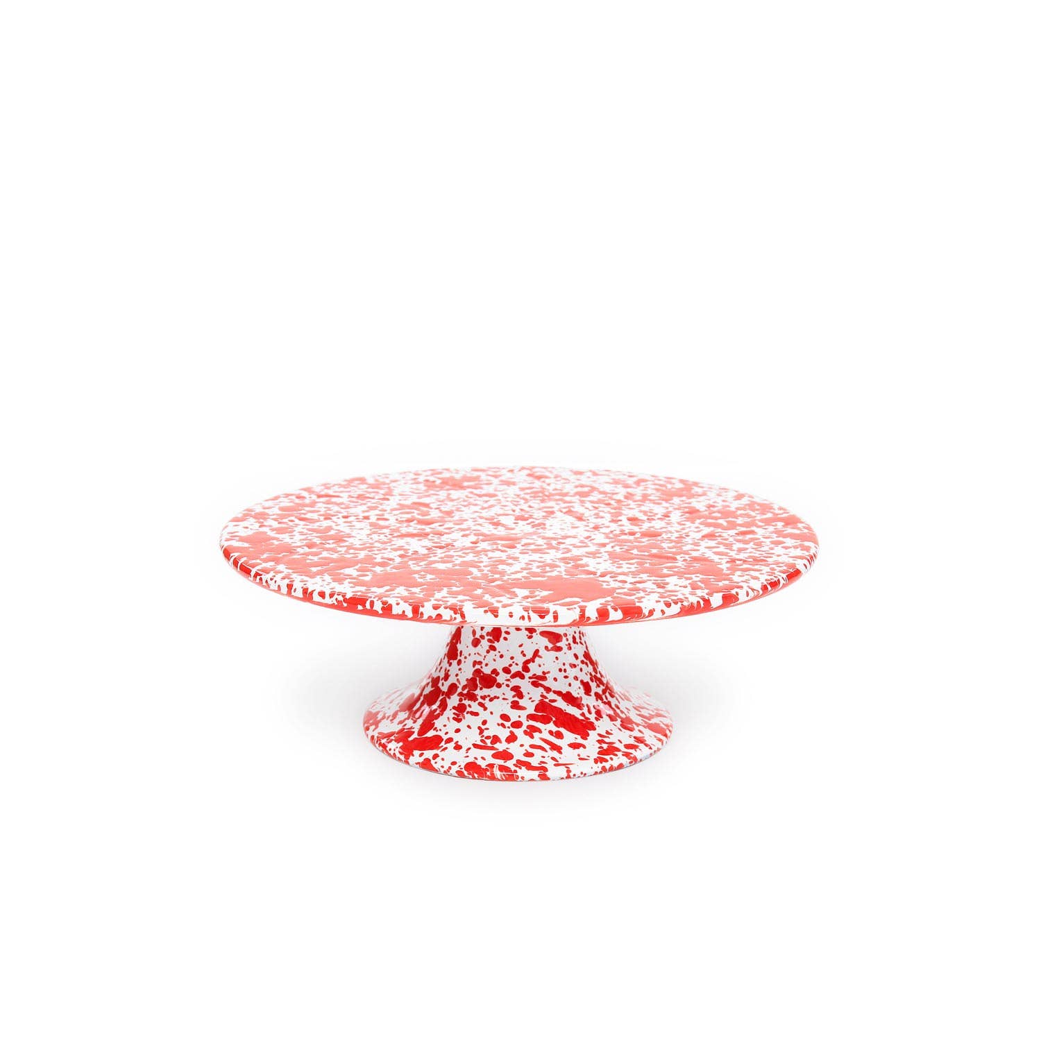 Splatter Enamelware Cake Stand