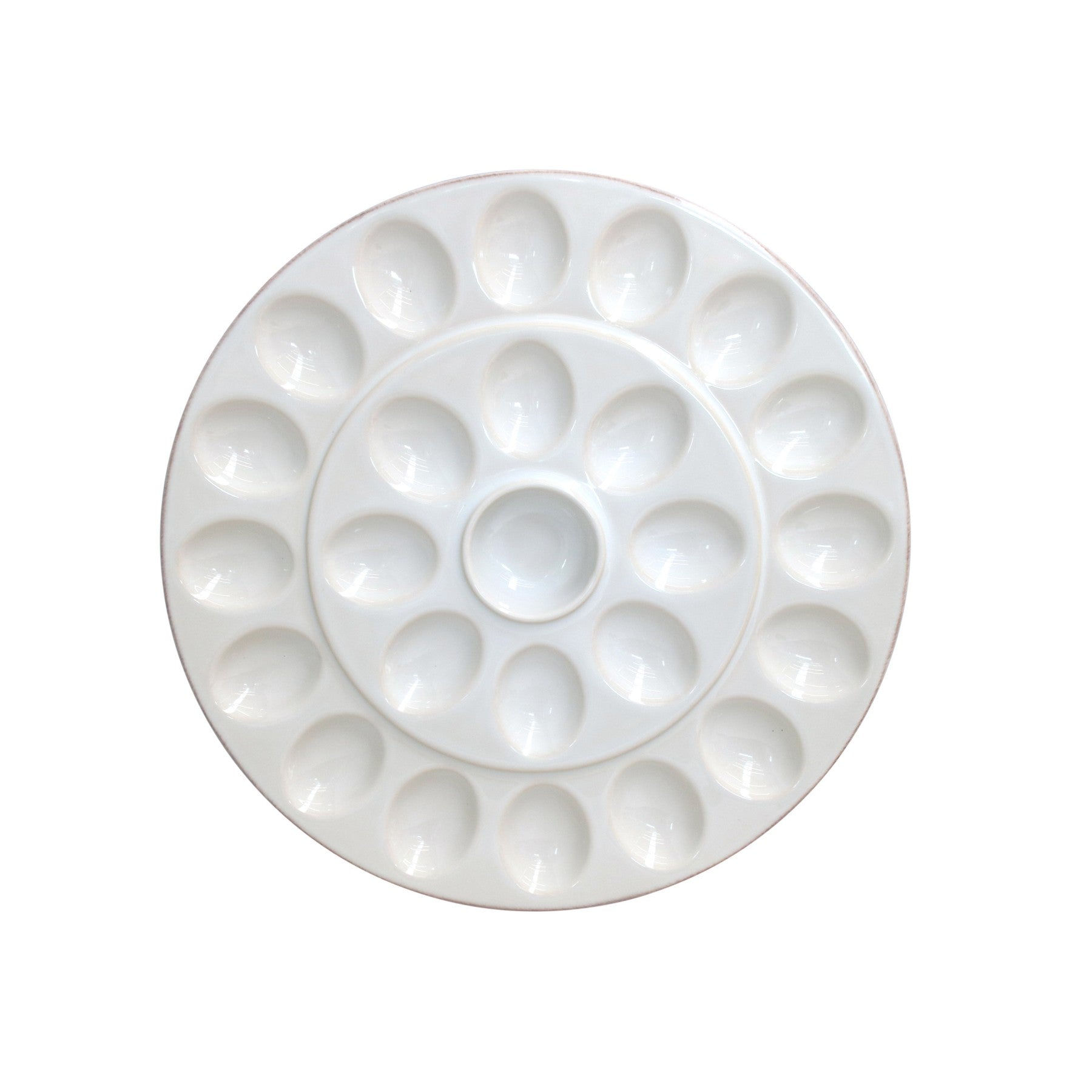 Cook & Host White Egg Platter