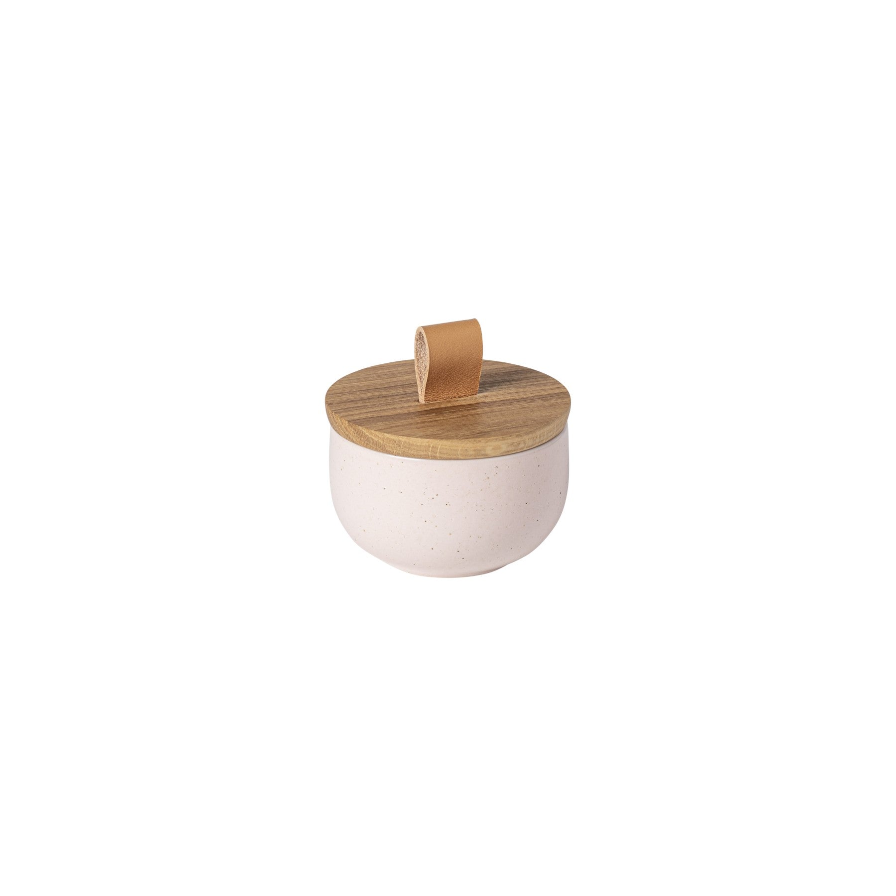Pacifica Salt Cellar with Wood Lid Tabletop Casafina 3.75" Marshmallow 