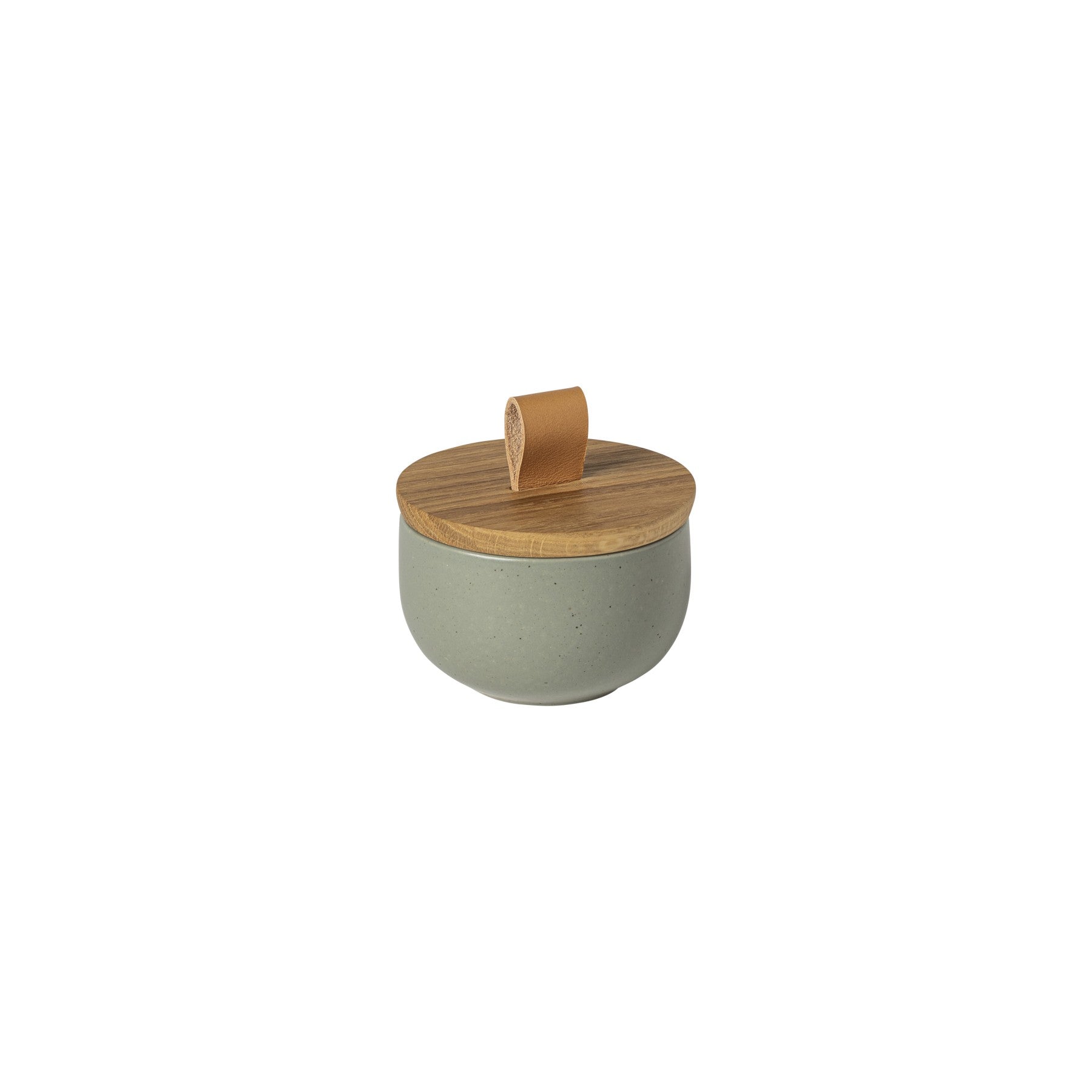 Pacifica Salt Cellar with Wood Lid Tabletop Casafina 3.75" Artichoke 