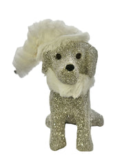 Spike Dog with Silver Hat and Scarf Charlston Fur