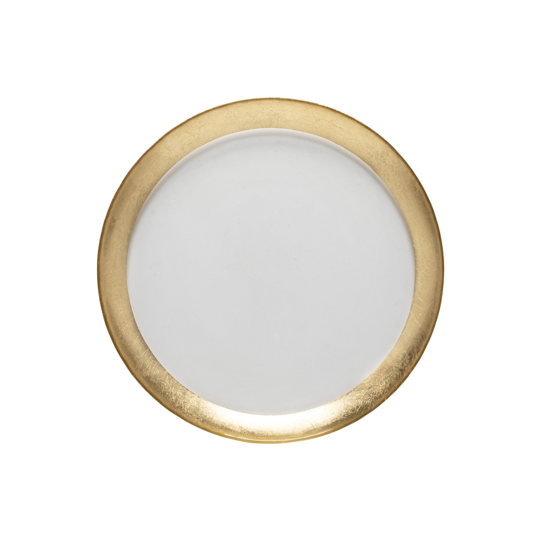 Camilla Gold Band Glass Dinner Plate