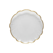 Francesca Scallop Glass Dinner Plate