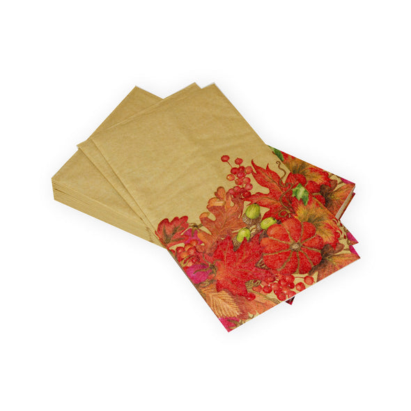 Harvest Garland Gold Napkin