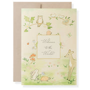 Woodland Baby Greeting Card