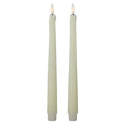 Cream LED Drip Taper Candles