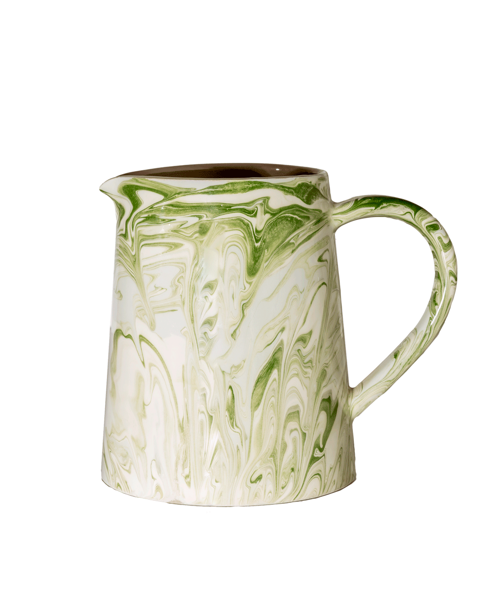 Marbled Olive Pitcher