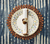 Round Bamboo Placemat in Brown - Kim Seybert, Inc.