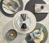 Shagreen Placemat in Pearl - Kim Seybert, Inc.