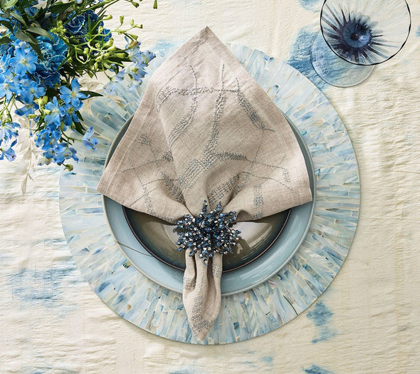 Tahiti Placemat in Periwinkle