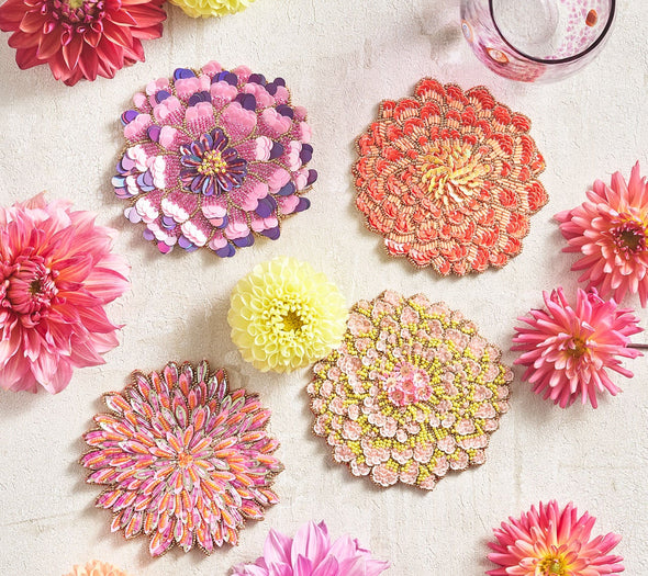 Dahlia Drink Coasters