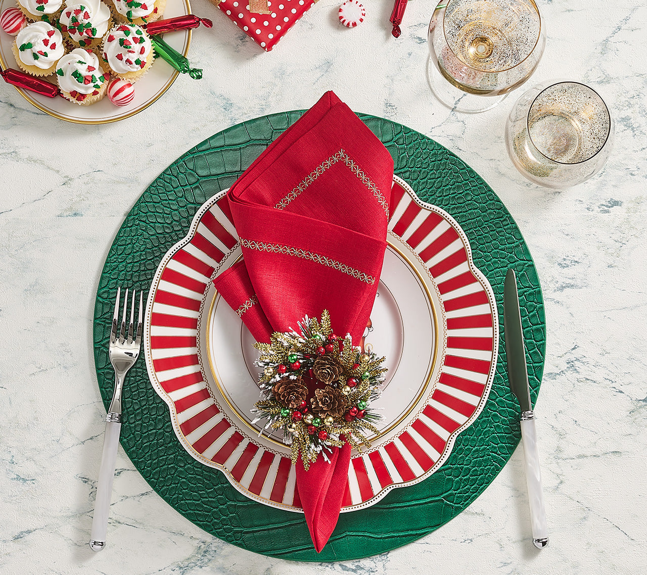 Classic Napkin in Earth Tones