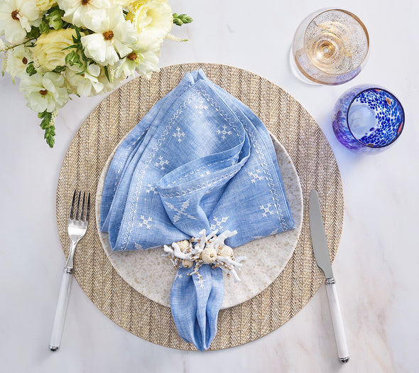 Coral Spray Napkin Ring