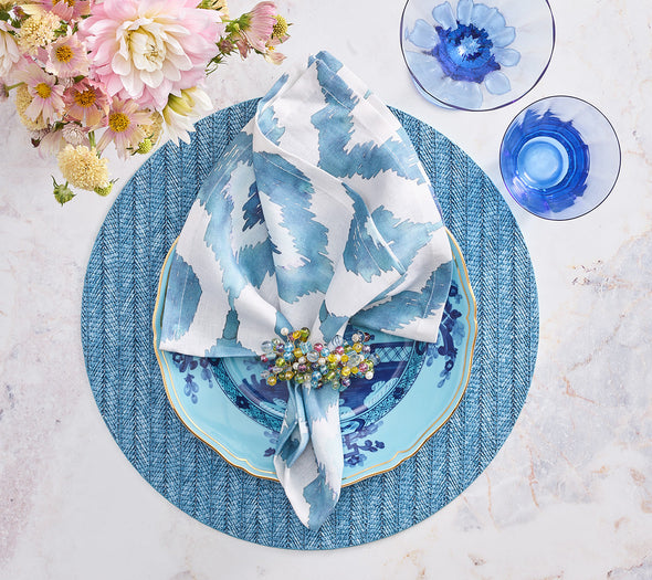 Watercolor Ikat Napkin