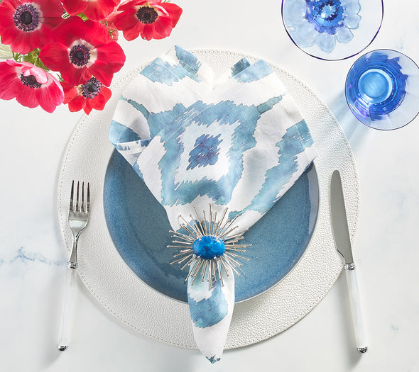 Watercolor Ikat Napkin