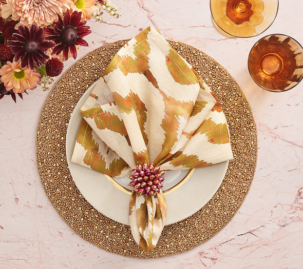Watercolor Ikat Napkin