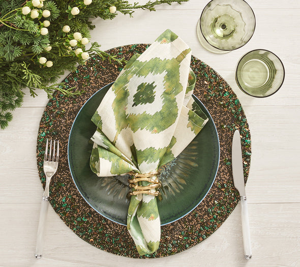 Watercolor Ikat Napkin