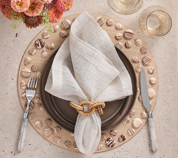 Rattan Link Napkin Ring