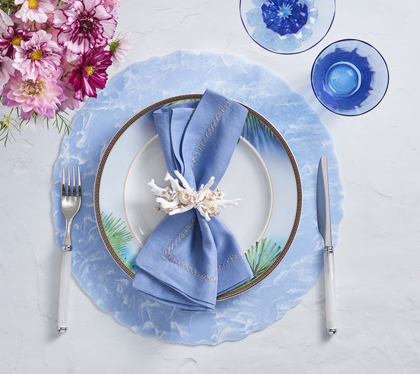 Coral Spray Napkin Ring
