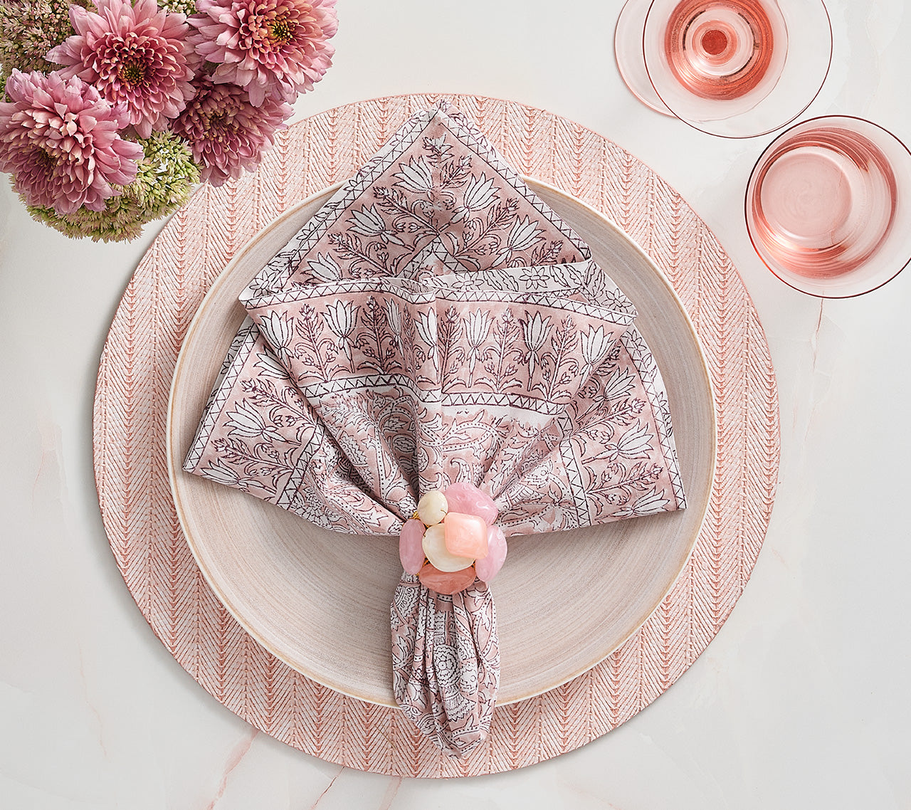 Sea Stone Napkin Ring