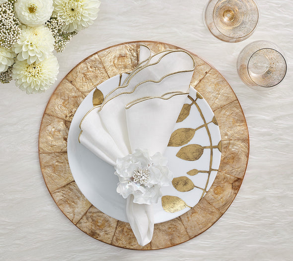 Gardenia Napkin Ring