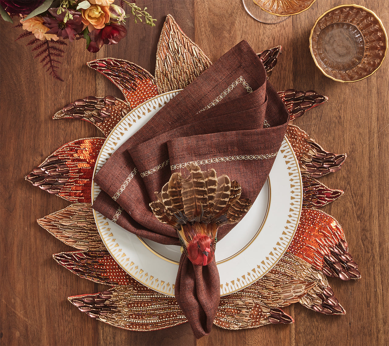 Classic Napkin in Earth Tones