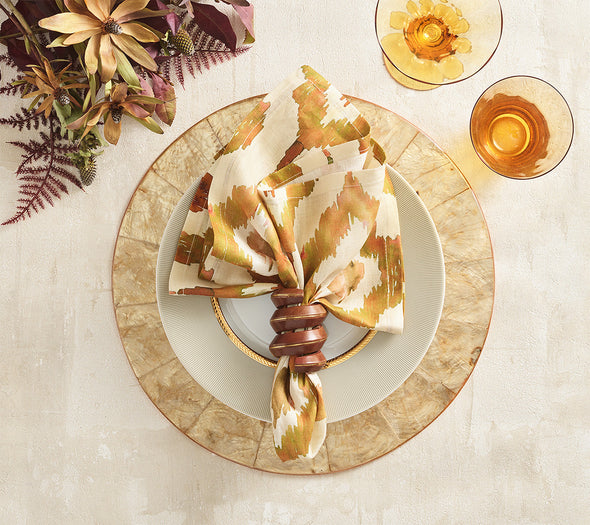 Watercolor Ikat Napkin