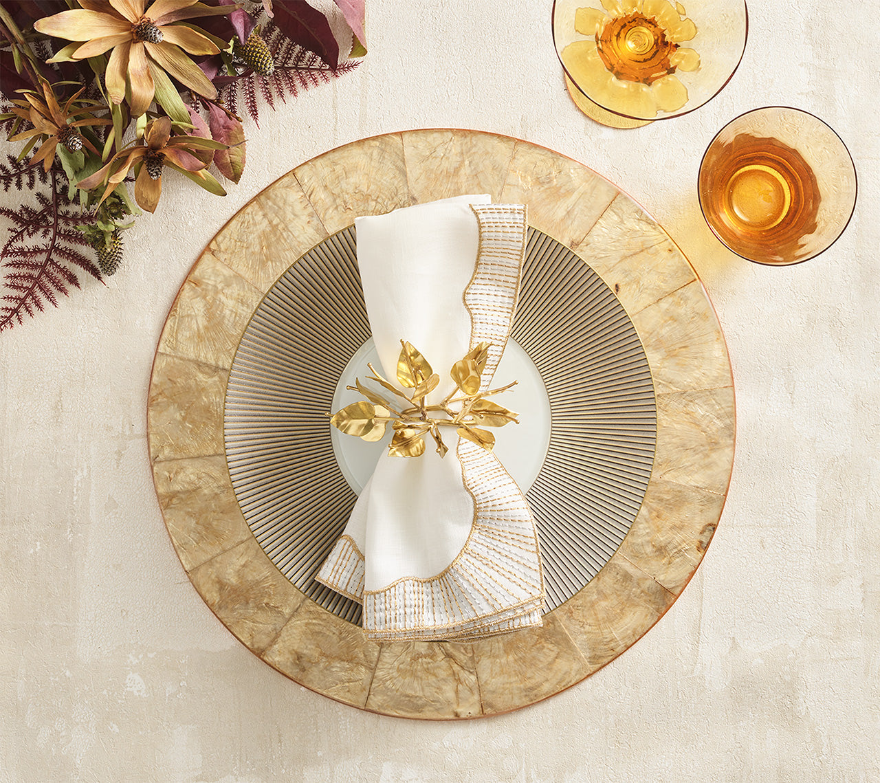 Round Capiz Placemat