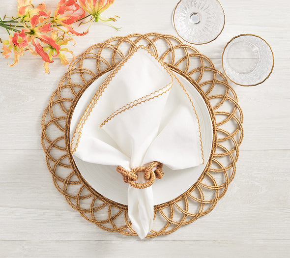 Rattan Link Napkin Ring
