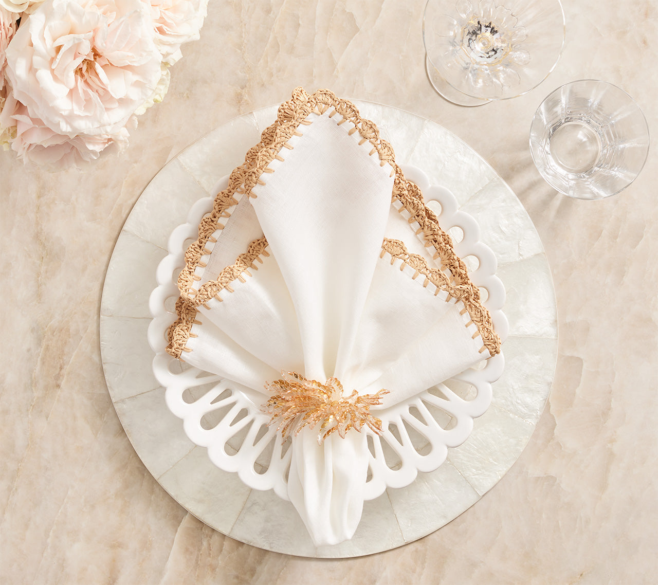 Round Capiz Placemat