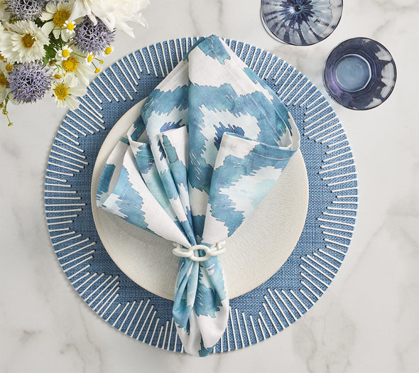 Watercolor Ikat Napkin
