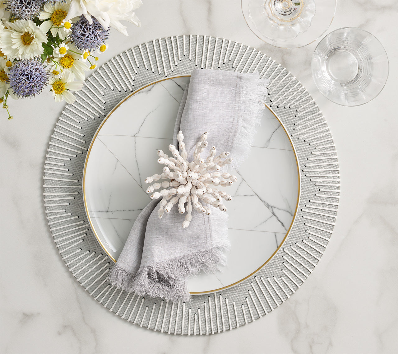 Chambray Fringe Napkin