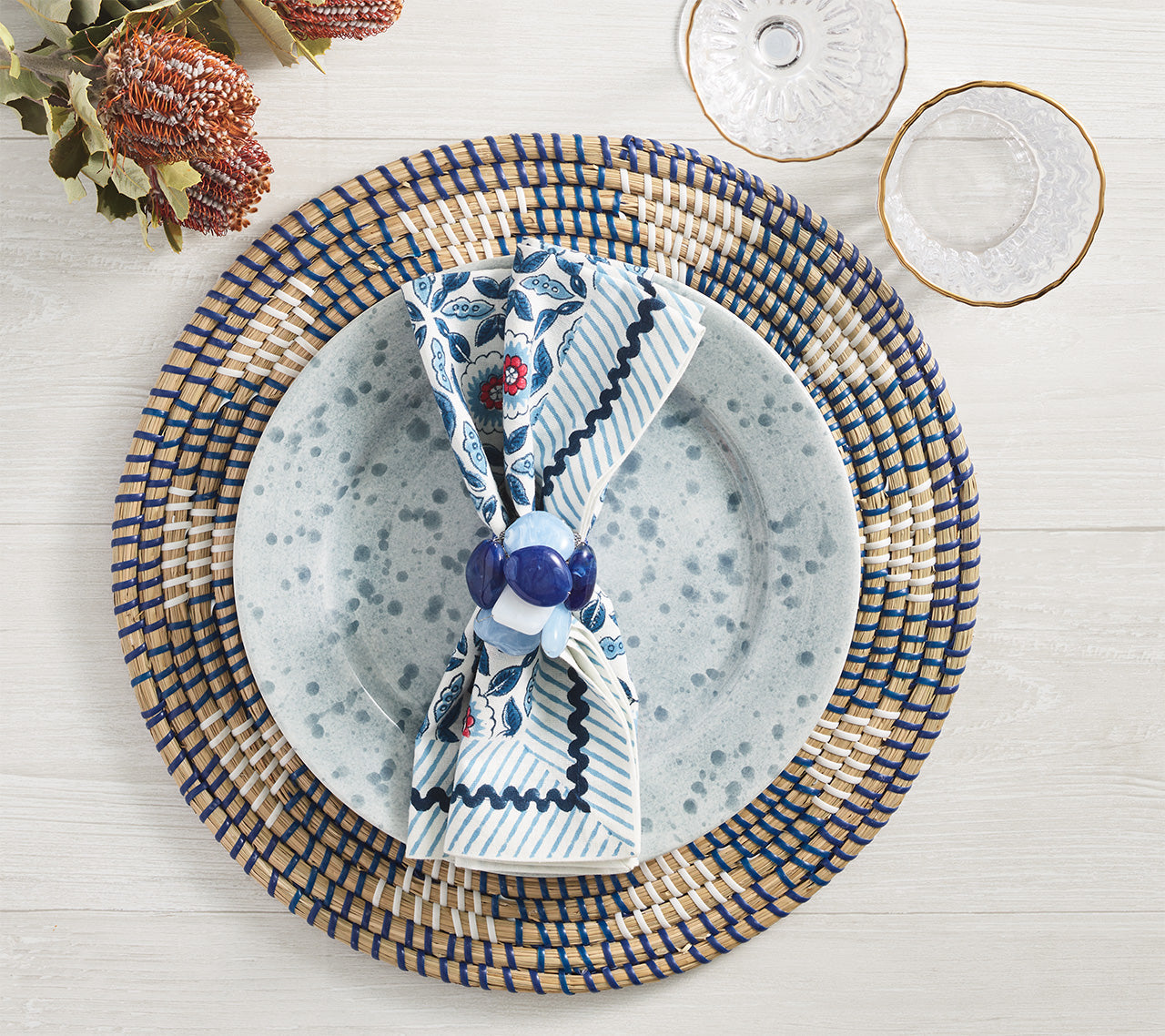 Sea Stone Napkin Ring